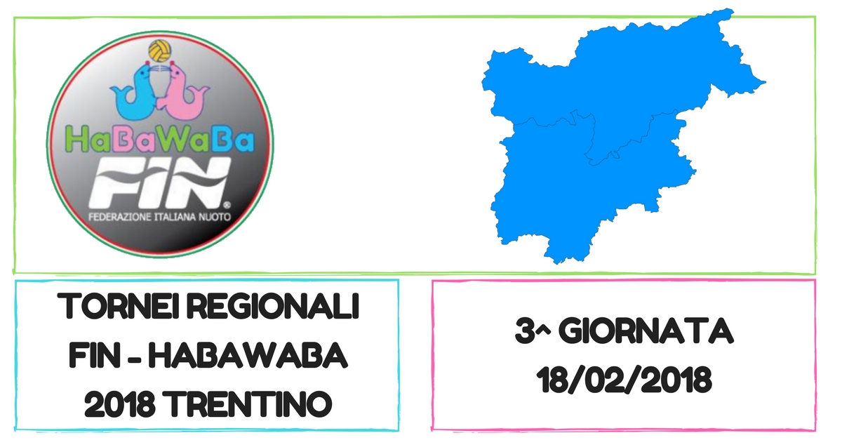 Copy of TORNEI REGIONALI FIN - HABAWABA 2018 trentino alto adige 18 febbraio