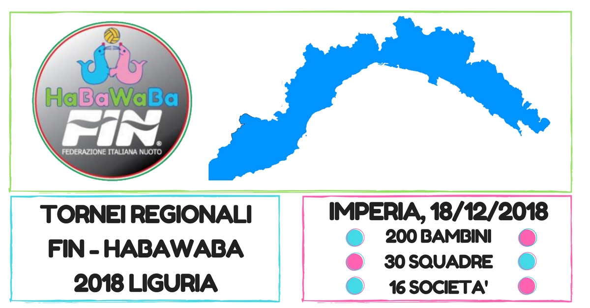 Copy of TORNEI REGIONALI FIN - HABAWABA 2018 liguria imperia 18 02 2018