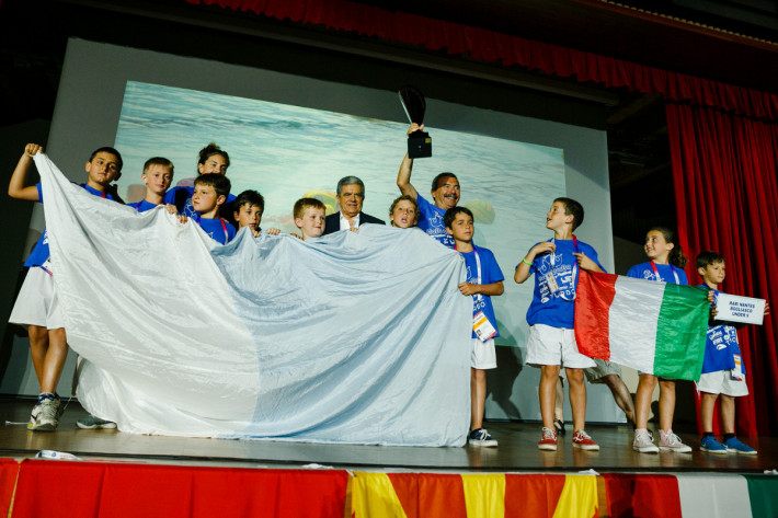 La premiazione durante la cerimonia di chiusura