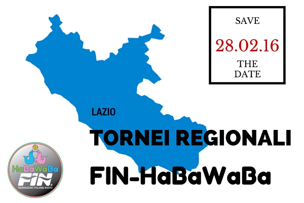 Tornei Regionali Fin-HaBaWaBa Lazio | il 28.02.16 via alla seconda tappa!