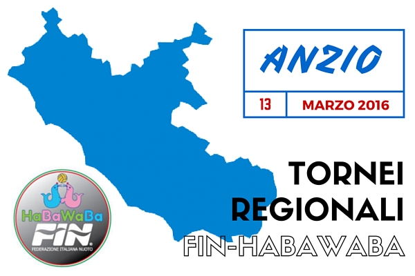 Tornei Regionali Fin-HaBaWaBa Lazio | il 13.03.16 terza tappa ad Anzio!