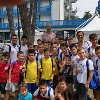Tempesti and the players of Nuotatori Genovesi at HaBaWaBa International Festival 2017