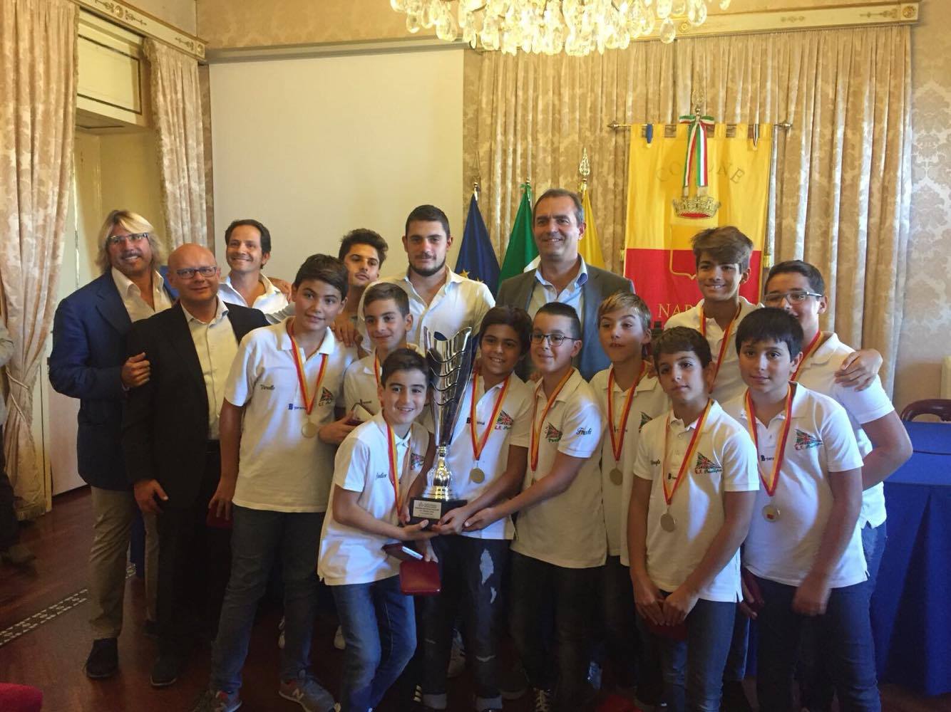 Napoli, il Sindaco premia il Posillipo campione HaBaWaBa