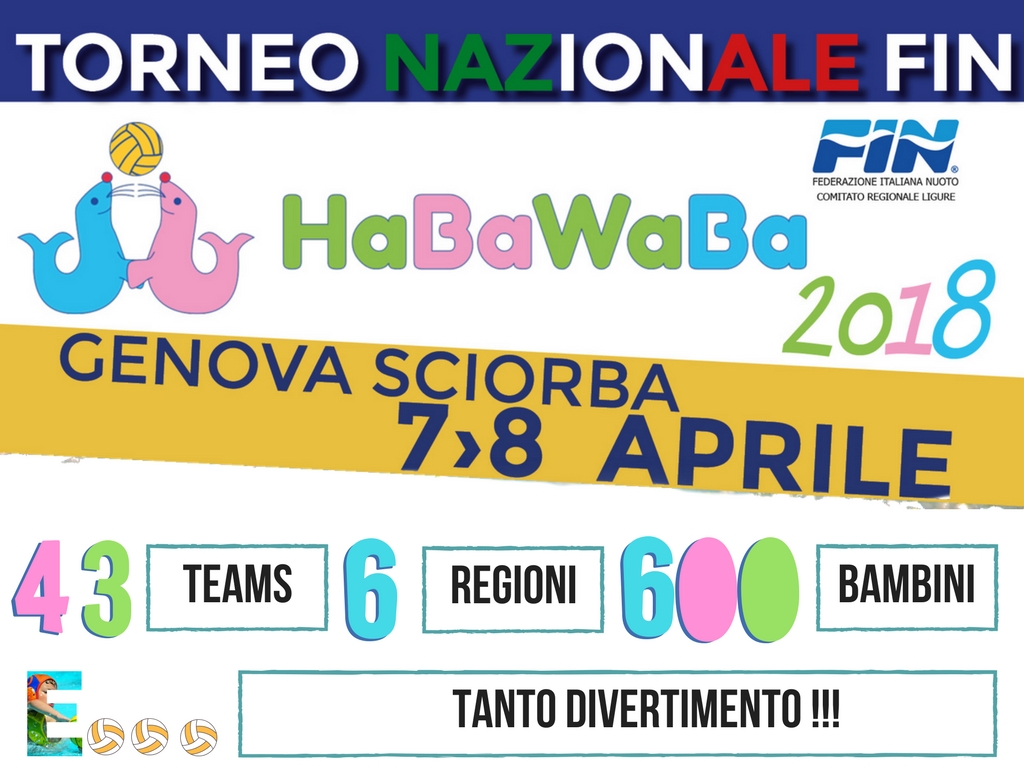 Torneo nazionale Fin – HaBaWaBa | ancora un successo a Genova